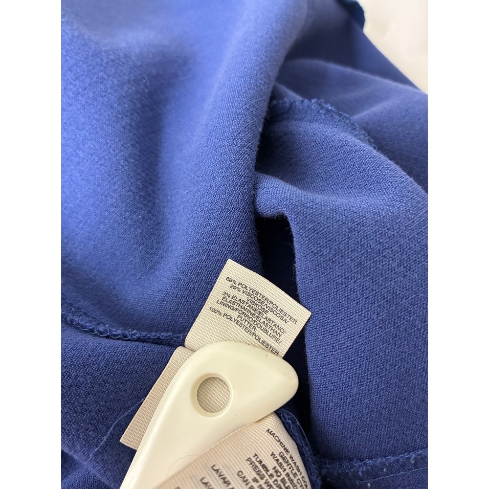 RACHEL Rachel Roy Royal Blue Sleeveless Zip Front Shift Dress Plus Size 3X - Picture 9 of 10